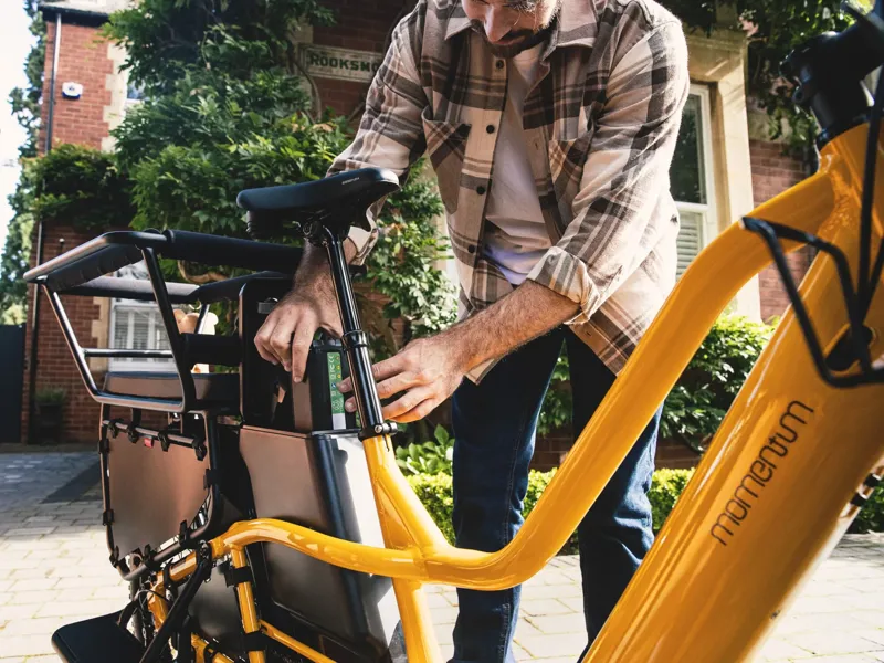Momentum PakYak E+ Electric Cargo Bike 2025 in Bumblebee-5
