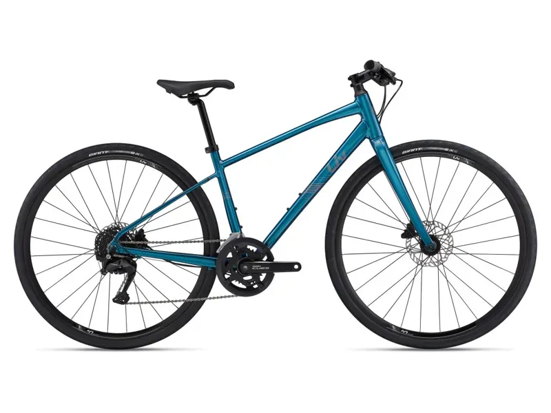 ONE OFF Liv Alight 1 Disc Hybrid Bike Large 2024 in Sea Sparkle