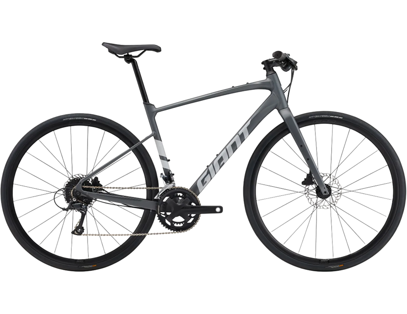 EX DEMO Giant FastRoad 2 Hybrid Bike Medium 2025 in Charcoal