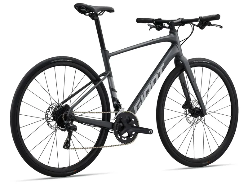 EX DEMO Giant FastRoad 2 Hybrid Bike Medium 2025 in Charcoal-5
