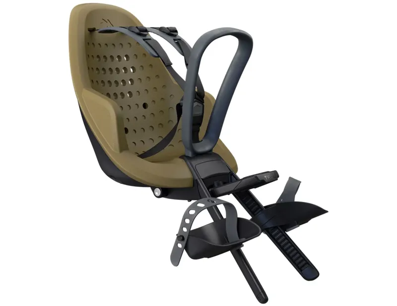 Balfes Bikes Thule Yepp 2 Mini Front Mount Child Bike Seat in Nutria Green | Free postage over £30, £10 off first order, price match & 0% finance.
