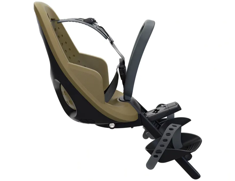 Thule Yepp 2 Mini Front Mount Child Bike Seat in Nutria Green-2