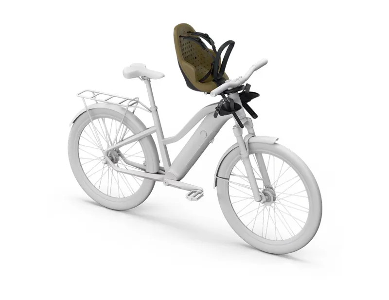 Thule Yepp 2 Mini Front Mount Child Bike Seat in Nutria Green-3