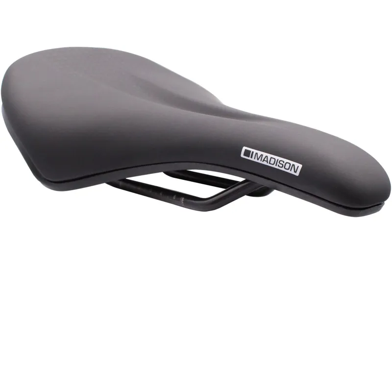 Madison Flux E Sweep Saddle in Black-1
