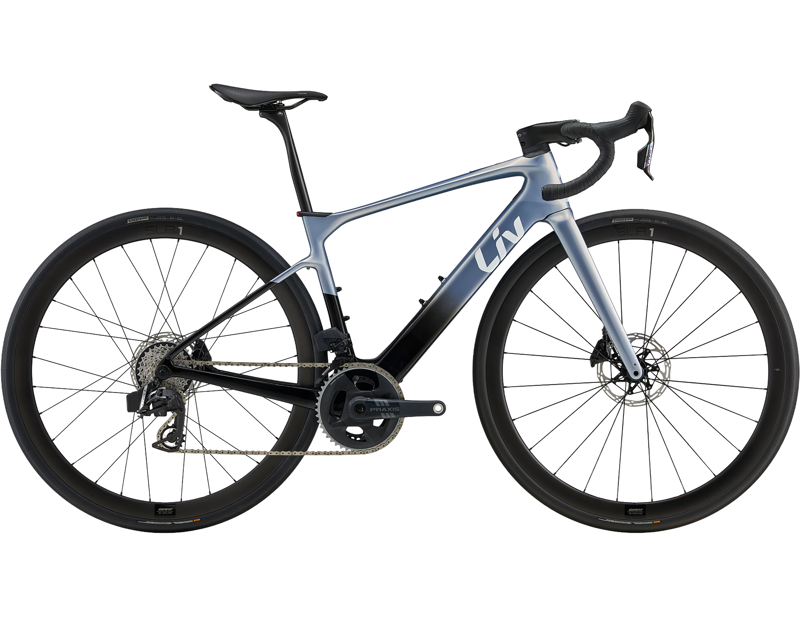 Balfes Bikes Liv Avail Advanced E+ Elite 1 Electric Road Bike 2026 in Dreamy Blue/Carbon Smoke | Free postage over £30, £10 off first order, price match & 0% finance.