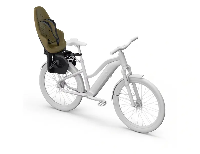 Thule Yepp 2 Maxi Rack Mount Child Bike Seat in Nutria Green-3