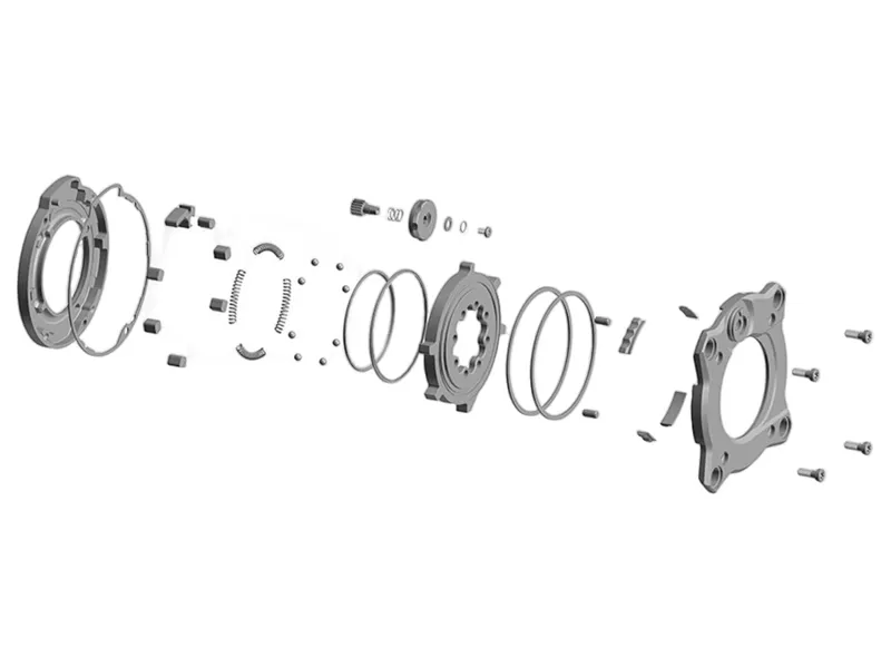 Ochain Spacers And Bolt Kit 4x3mm Alu M8.5x075