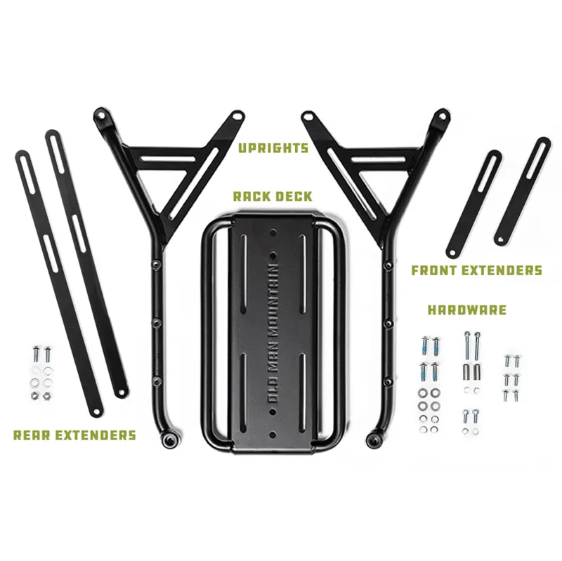 Old Man Mountain Elkhorn Tall Rack in Black-1