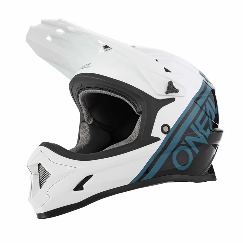 O'Neal Sonus Full Face MTB Helmet V.21 Split Black and White 