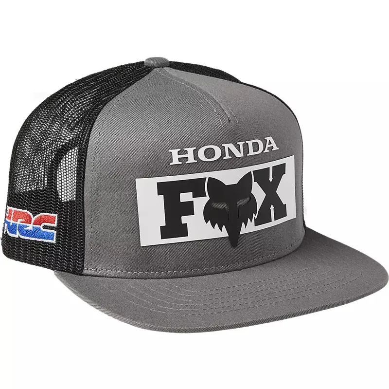 Fox Racing Honda Snapback Hat in Grey
