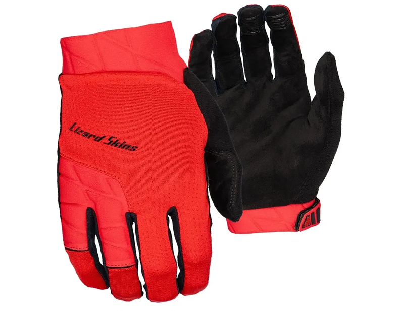 Lizard Skins Monitor Ops Full Finger Gloves in Crimson Red-1