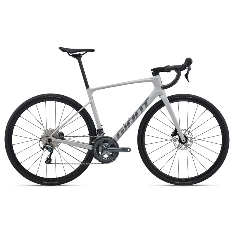 Balfes Bikes Giant Defy Advanced 3 Road Bike 2026 in Good Gray | Free postage over £30, £10 off first order, price match & 0% finance.