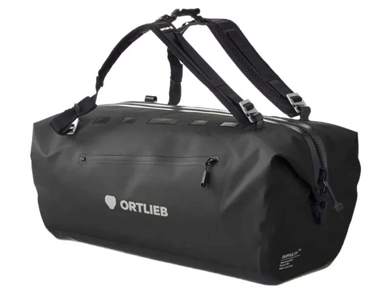 Balfes Bikes Ortlieb Duffle Zip TS 40L in Black | Free postage over £30, £10 off first order, price match & 0% finance.