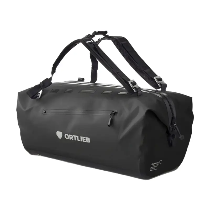 Balfes Bikes Ortlieb Duffle Zip TS 40L in Black | Free postage over £30, £10 off first order, price match & 0% finance.