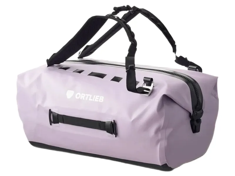 Balfes Bikes Ortlieb Duffle Zip TS 40L in Lavender | Free postage over £30, £10 off first order, price match & 0% finance.