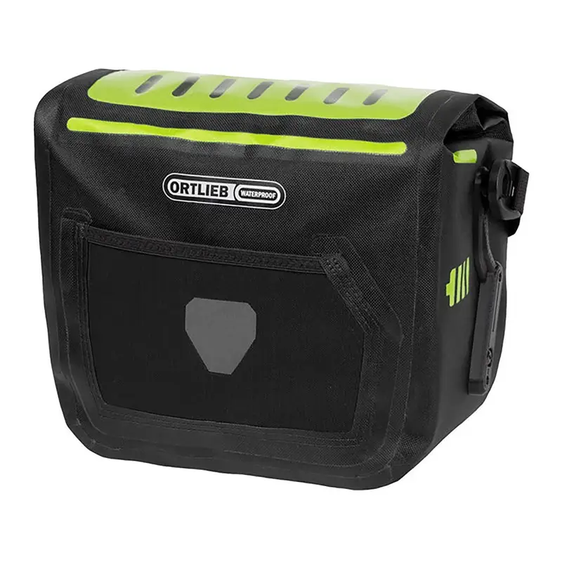 Balfes Bikes Ortlieb E-Glow Handlebar Bag for E-Bikes in Black | Free postage over £30, £10 off first order, price match & 0% finance.