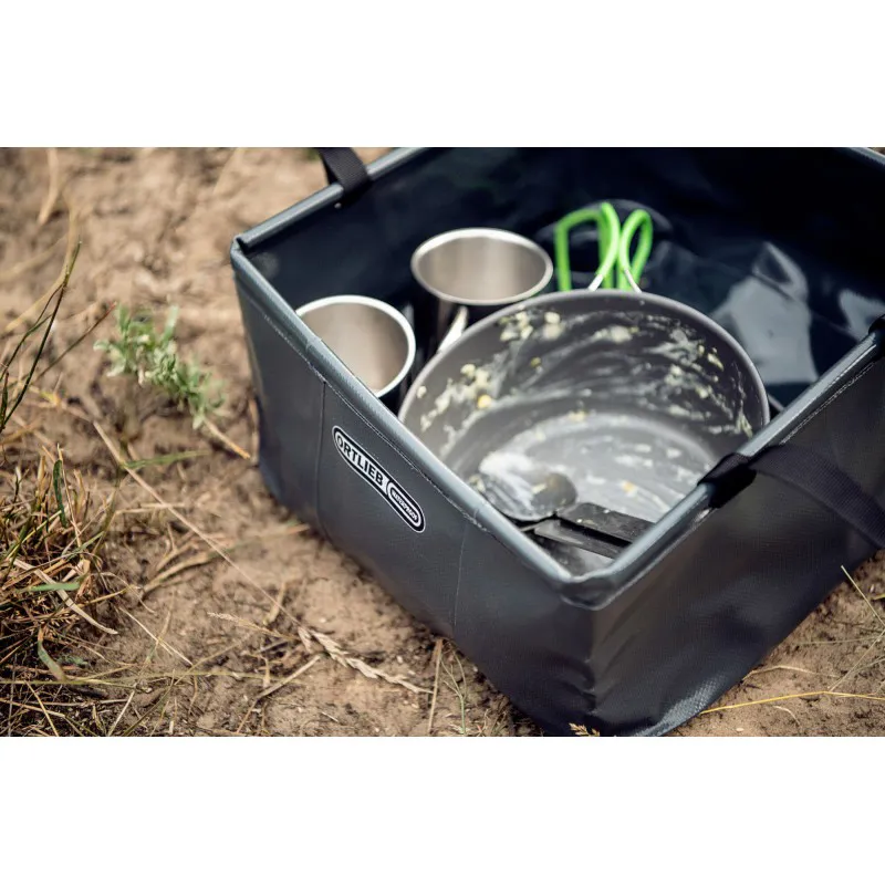 Ortlieb FOLDING BOWL 10LTR in ASPHALT-1