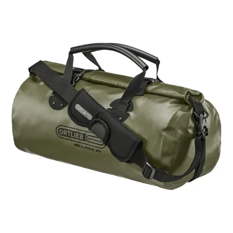 Balfes Bikes Ortlieb Rack-Pack 24L 100% Waterproof Travel Bag in Olive | Free postage over £30, £10 off first order, price match & 0% finance.