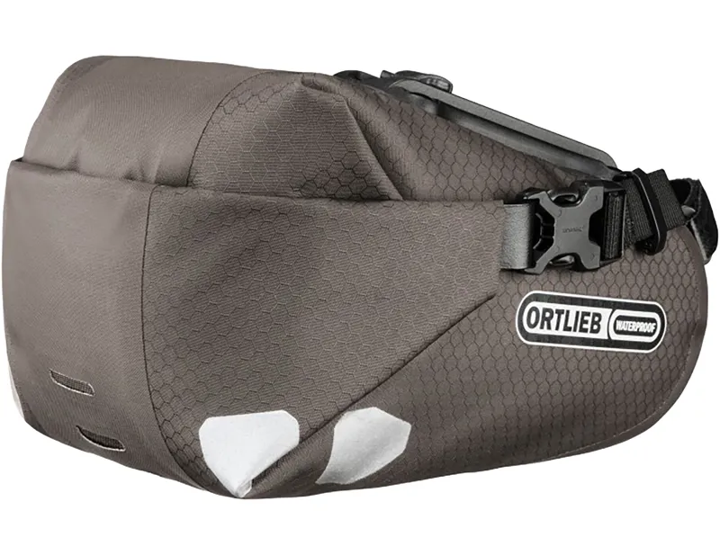 Balfes Bikes Ortlieb Saddle-Bag Snap-Lock Hook and loop straps 4.1 L in grey | Free postage over £30, £10 off first order, price match & 0% finance.