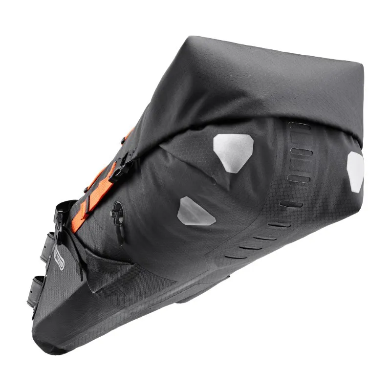 Ortlieb Saddle Bag 16.5L in Black/Orange-1