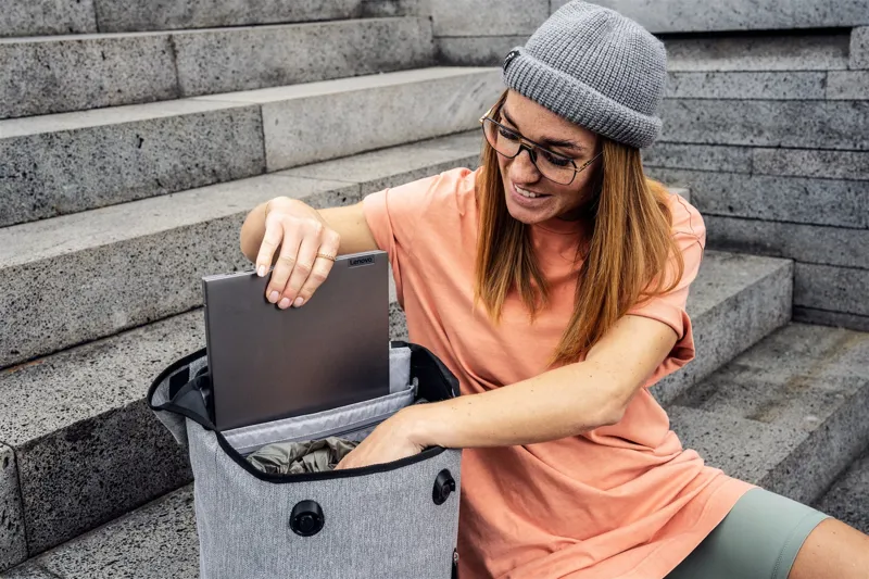 Ortlieb Soulo 25L Backpack in Cement-9