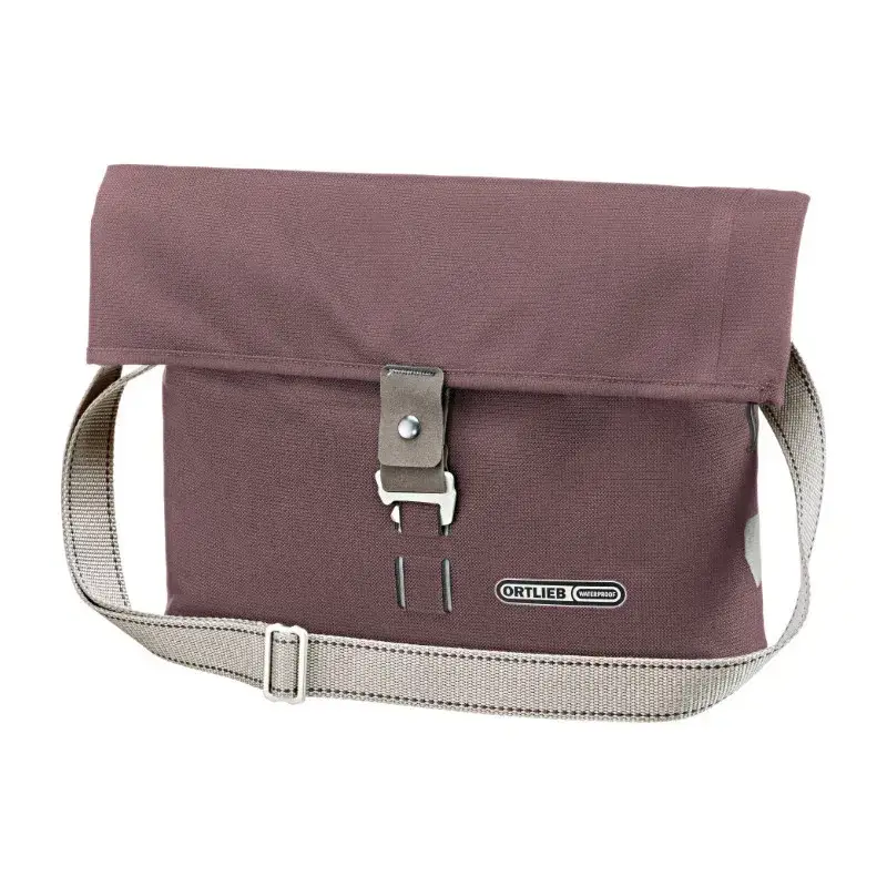 Balfes Bikes Ortlieb Twin-City Urban 9L Shoulder Bag in Ash Rose | Free postage over £30, £10 off first order, price match & 0% finance.