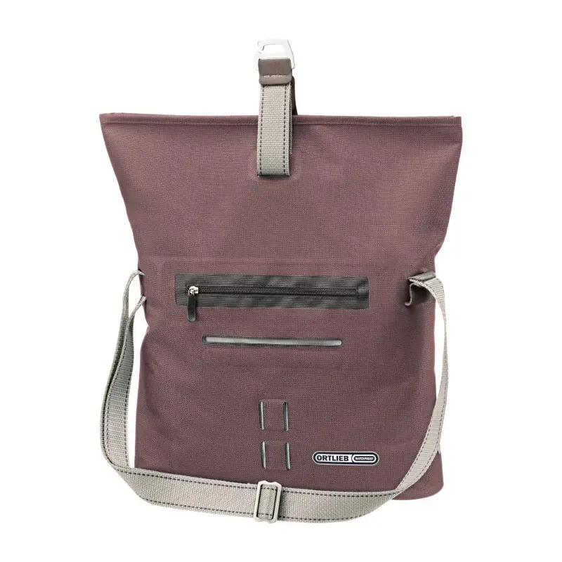 Ortlieb Twin-City Urban 9L Shoulder Bag in Ash Rose-4