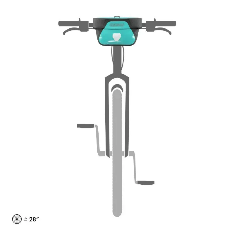 Ortlieb Ultimate Free 5L Handlebar Bag in Lagoon/Black-4