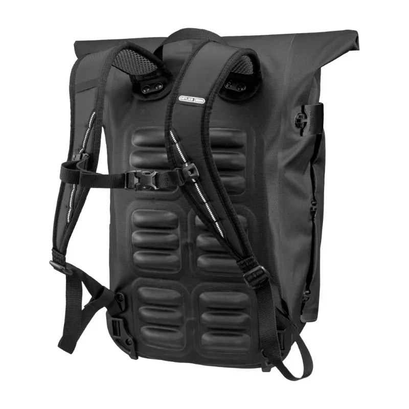 Ortlieb Vario 26L QL3.1 Pannier Backpack in Black-3