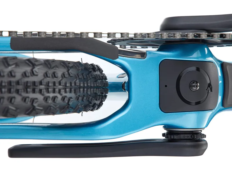 Kona Ouroboros CR Carbon Gravel Bike 2026 in Gloss Metallic Blue with Metallic Silver Decals-7