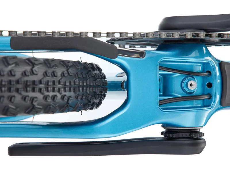 Kona Ouroboros CR Carbon Gravel Bike 2026 in Gloss Metallic Blue with Metallic Silver Decals-8