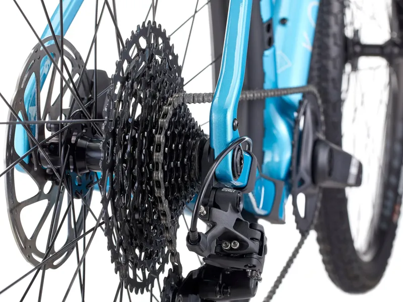 Kona Ouroboros CR Carbon Gravel Bike 2026 in Gloss Metallic Blue with Metallic Silver Decals-10