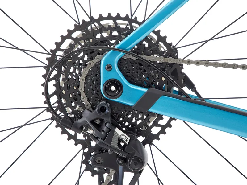 Kona Ouroboros CR Carbon Gravel Bike 2026 in Gloss Metallic Blue with Metallic Silver Decals-4