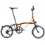EX DEMO Brompton P Line 4 speed Mid handlebar Standard seatpost Folding Bike 2025 in Flame Lacquer 