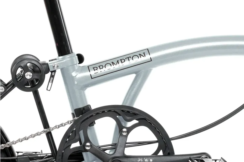 Brompton P Line 4-Speed Folding Bike 2026 in Lunar Ice-5