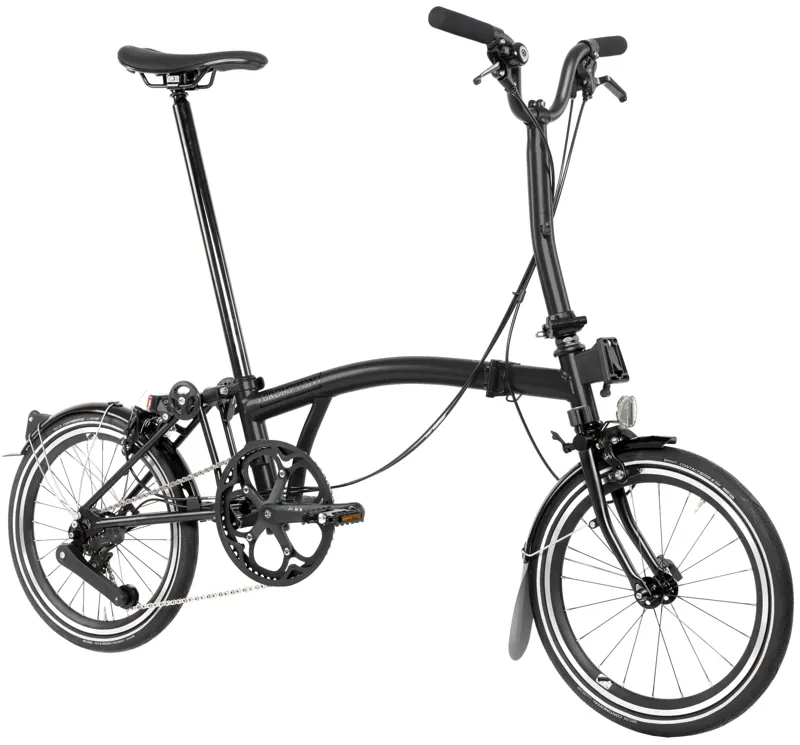 Brompton P Line 4-Speed Folding Bike 2026 in Midnight Black-1