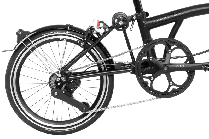 Brompton P Line 4-Speed Folding Bike 2026 in Midnight Black-4