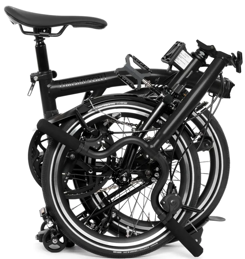 Brompton P Line 4-Speed Folding Bike 2026 in Midnight Black-3