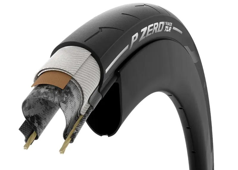 Pirelli P Zero Race TLR 700x28c Speedcore OE Tyre in Black-1