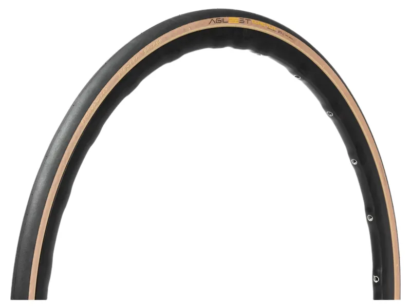 Panaracer Agilest Duro TLR Folding 700c Road Tyre in Black/Amber-1