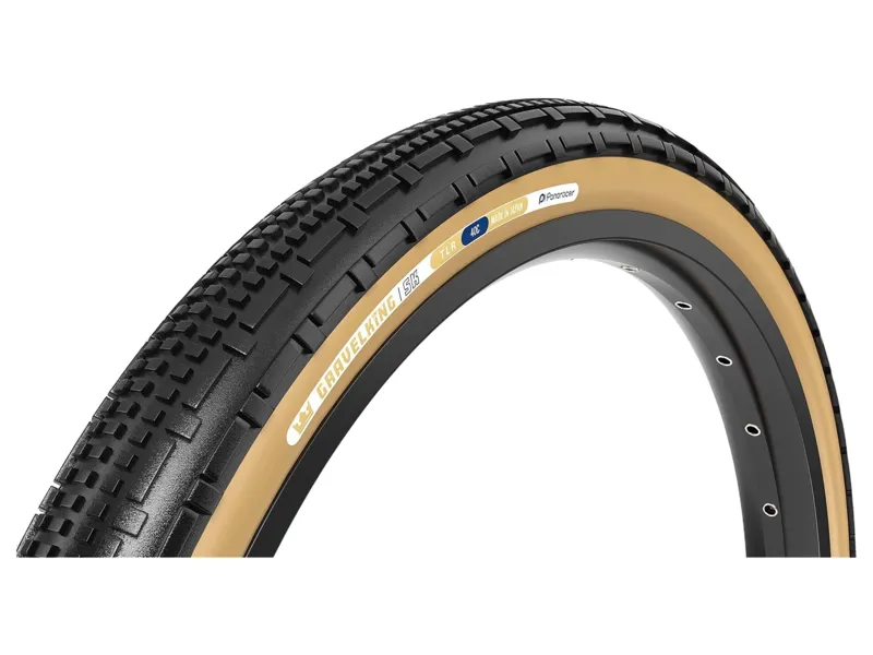 Panaracer Gravelking SK TLR 650b Gravel Tyre in Black/Brown