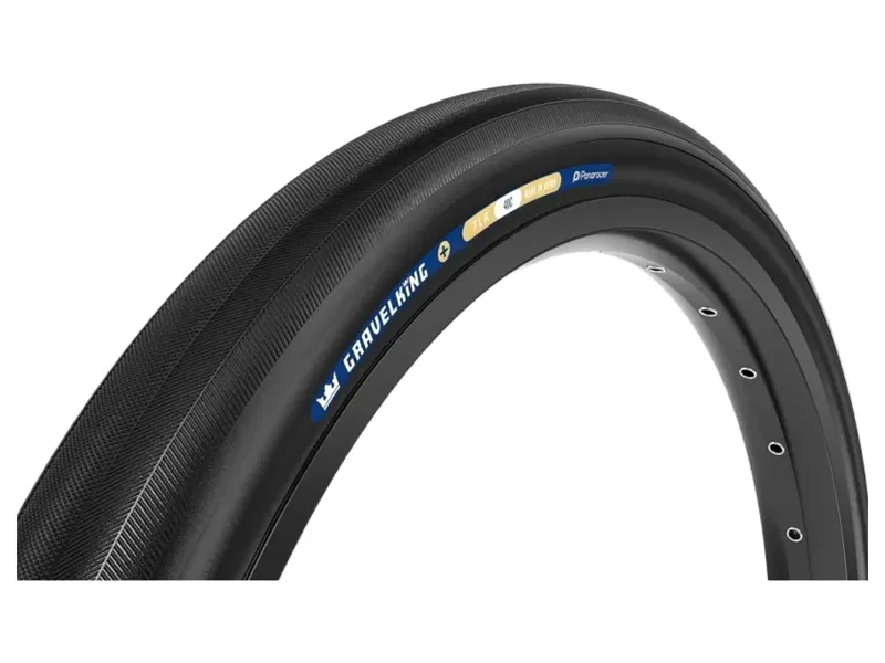 Panaracer Gravelking Slick Plus TLR 700c Gravel Tyre in Black