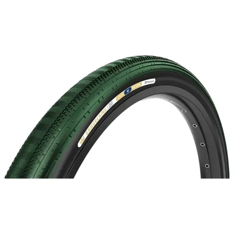Balfes Bikes Panaracer GravelKing SS Colour Edition 2026 TLR Gravel Tyre in British Racing Green/Black | Free postage over £30, £10 off first order, price match & 0% finance.