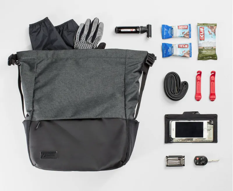 Bontrager City Shopper Pannier Bag 22l in Grey Black-2