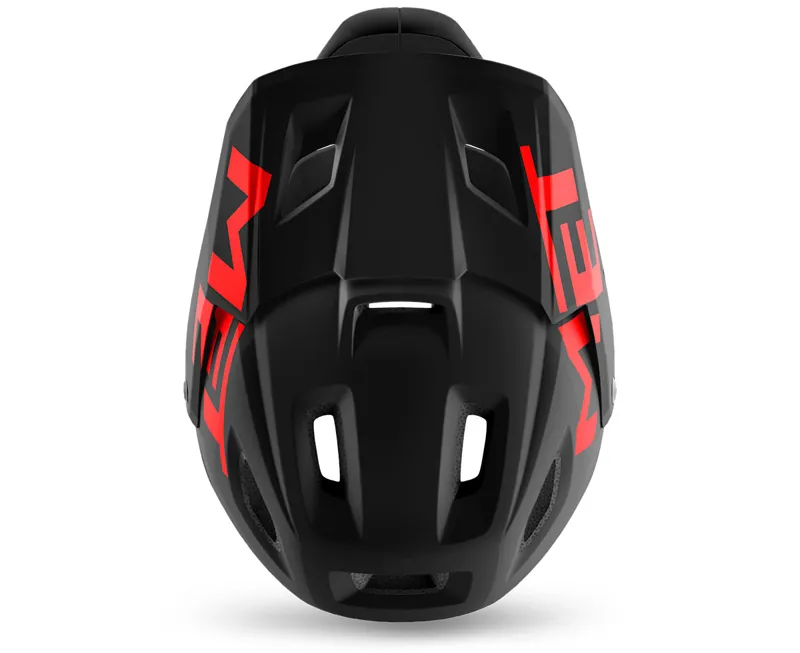 MET Parachute MCR MIPS Helmet in Black/Red-3