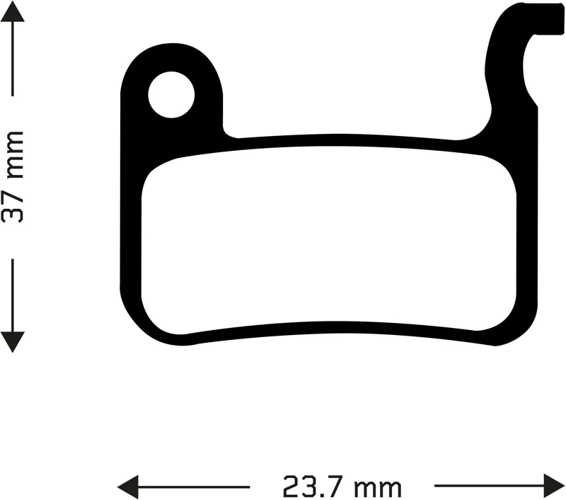Aztec Shimano M965 XTR/M966 Organic Disc Brake Pads in Gold-1