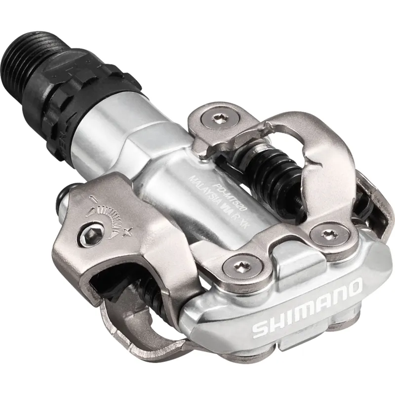 Shimano PD-MT520 SPD Pedals In Silver