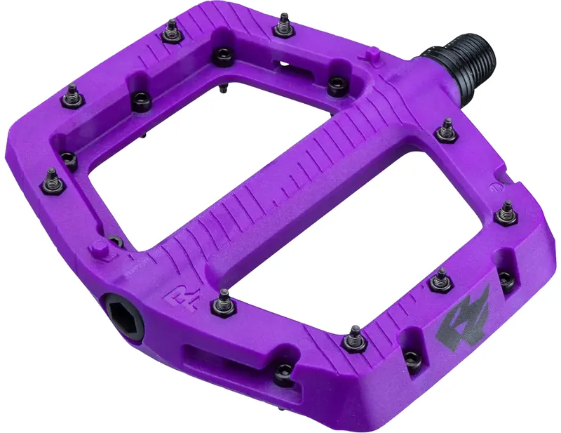 Balfes Bikes Race Face Chester Pedals in Purple | Free postage over £30, £10 off first order, price match & 0% finance.