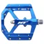 HT AE-03 CNC Alloy Platform Thrust Bearing Cr-Mo Axles Replaceable Pin Pedals in Dark Blue