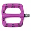 HT PA-03A Glass Reinforced Nylon Platform Cr-Mo Axles Replaceable Pin Pedals in Purple